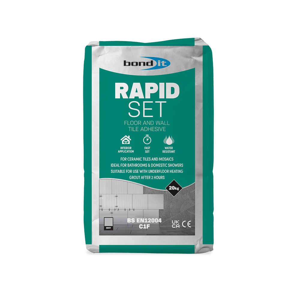BONDIT RAPID SET CERAMIC TILE ADHESIVE GREY 20Kg st